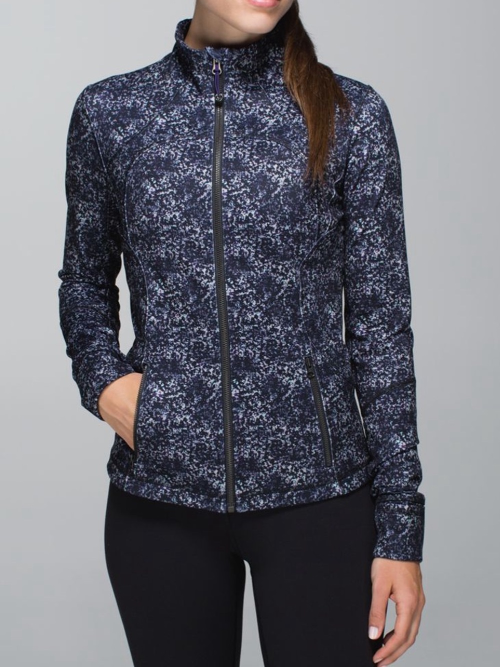 Lululemon Forme Jacket (Cuffins) size 6 Rocky Road Sand Dune Toothpaste